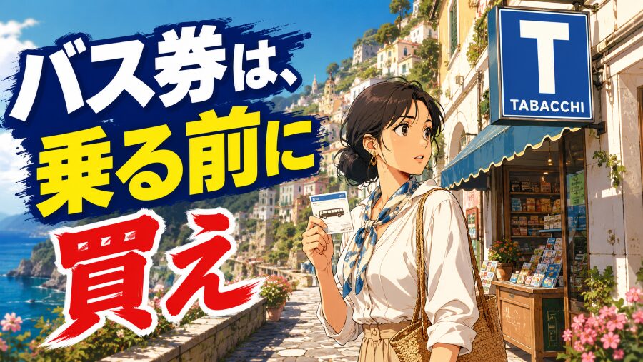 バス券は、乗る前に買え