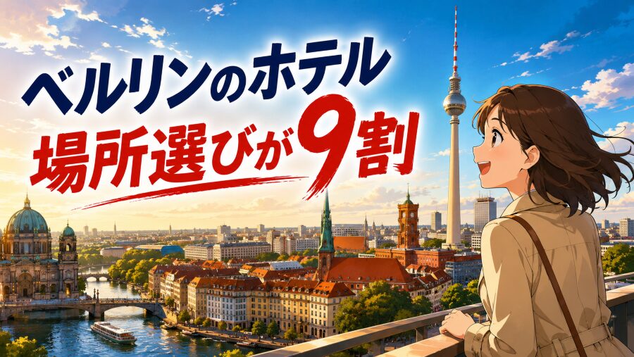 ベルリンのホテル、実は“場所ミス”が9割——安全エリア完全ガイド