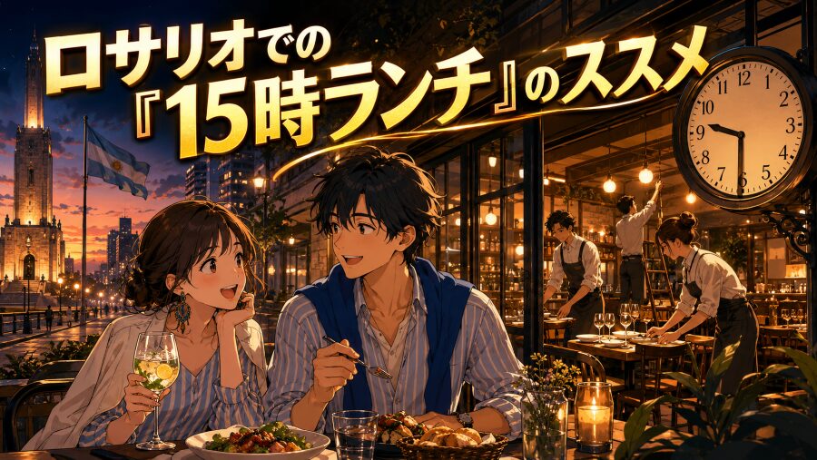 20時はまだ夕方。ロサリオで夕食難民にならないための「15時ランチ」