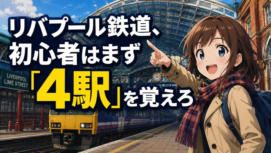 リバプール鉄道、初心者はまず「4駅」を覚えろ