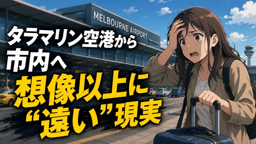 タラマリン空港から市内へ 想像以上に“遠い”現実