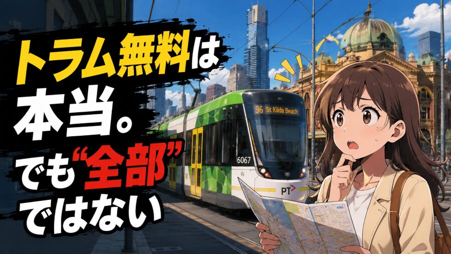 トラム無料は本当。でも“全部”ではない