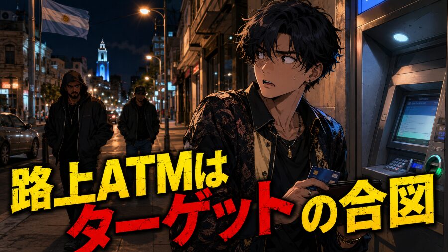 路上ATMはターゲットの合図。私がロサリオで背筋を凍らせた「追跡強盗」の手口