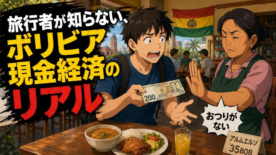 旅行者が知らない、ボリビア現金経済のリアル