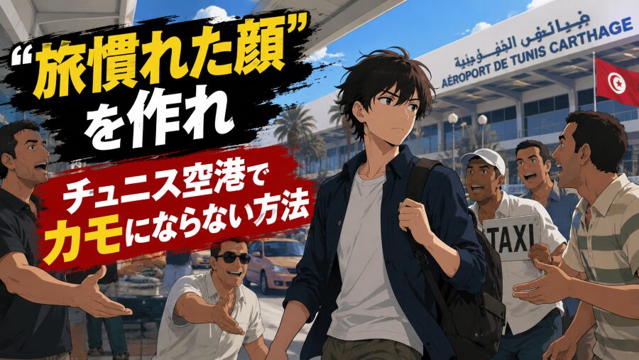 “旅慣れた顔”を作れ　チュニス空港でカモにならない方法