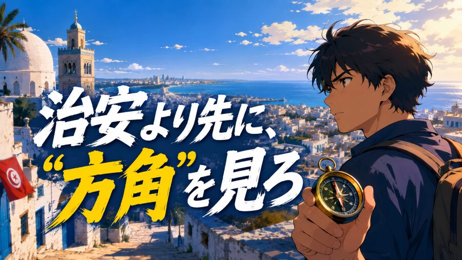チュニス旅行、最初に理解すべきは“治安”ではなく“方角”だった