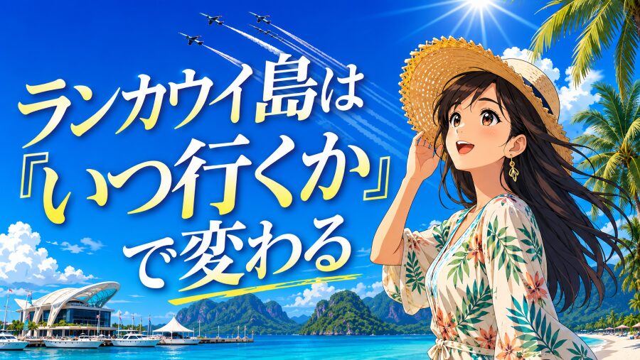 ランカウイ島は「いつ行くか」で変わる
