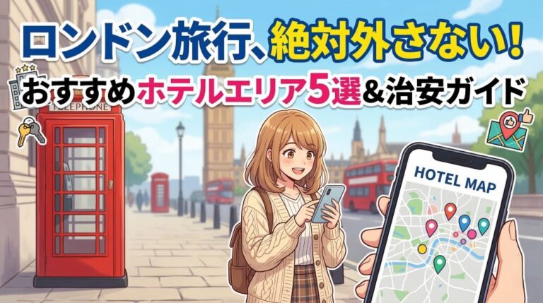 【イギリス旅行】ロンドンのホテル選びで絶対やってはいけない3選