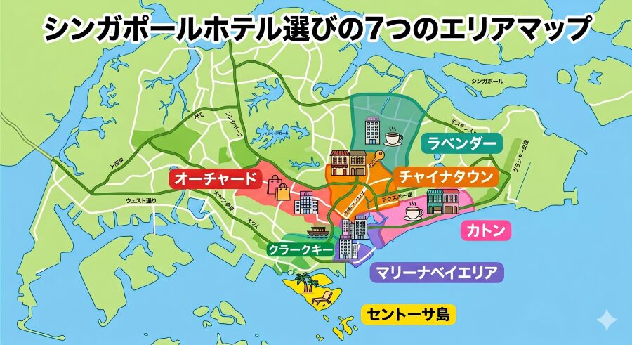 シンガポールのおすすめホテルエリア