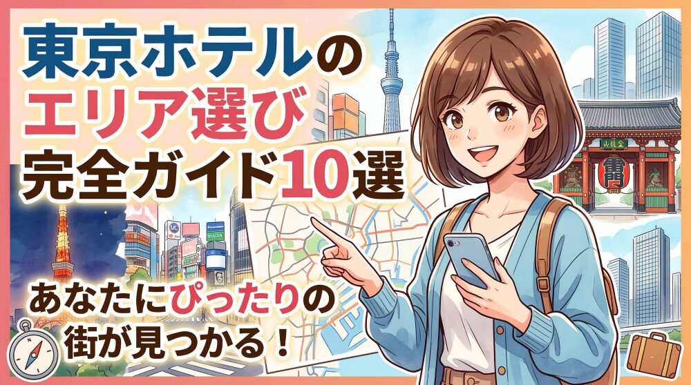 【知らないと損】東京ホテルの選び方｜10エリア泊まって分かった正解