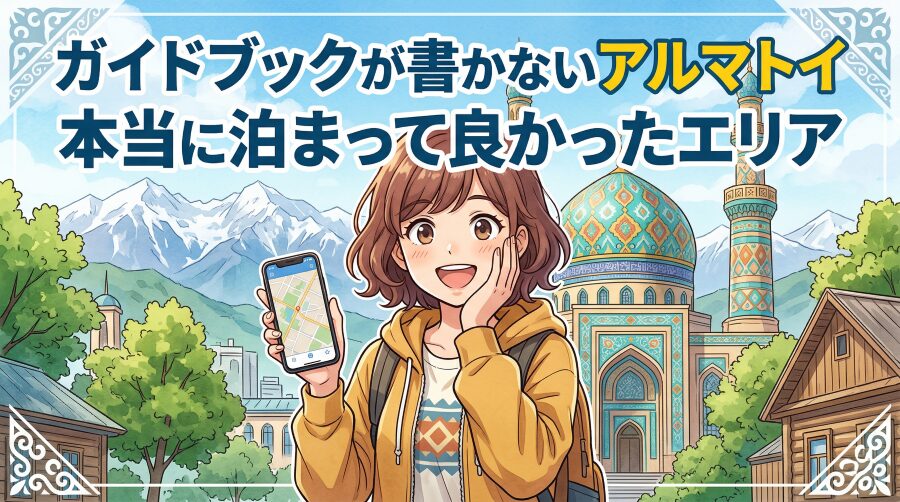 アルマトイ滞在の成否は「標高」で決まる?後悔しないためのエリア攻略法