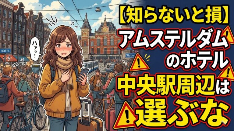 アムステルダムのホテルを中央駅周辺で選ぶと損する理由