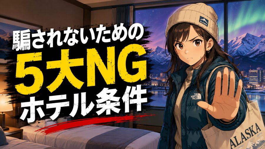 騙されないための5大NGホテル条件