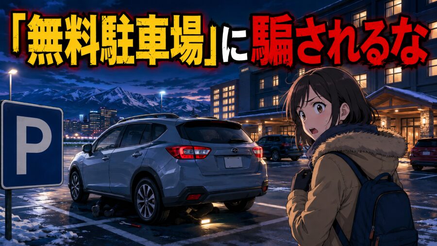 「無料駐車場」に騙されるな。アンカレッジの成否は、車の隠し場所で決まる。