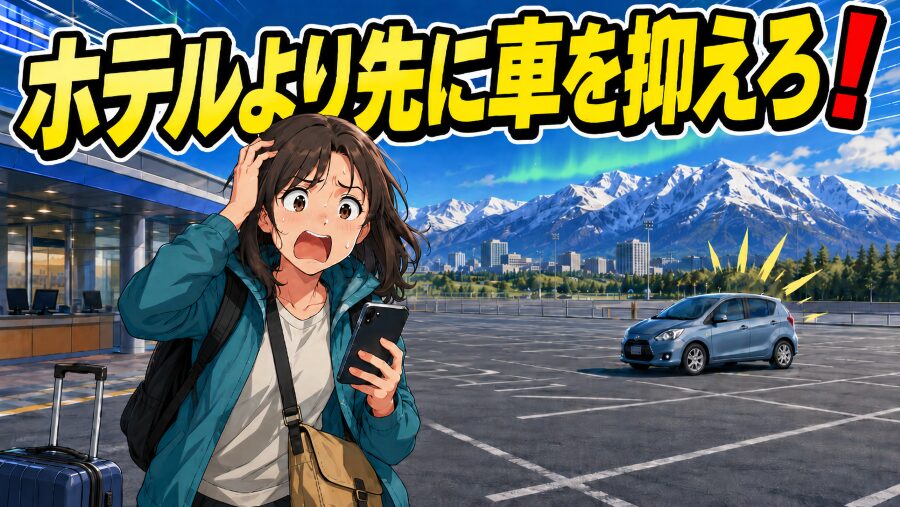 ホテルより先に車を抑えろ！アンカレッジ旅行最大の盲点