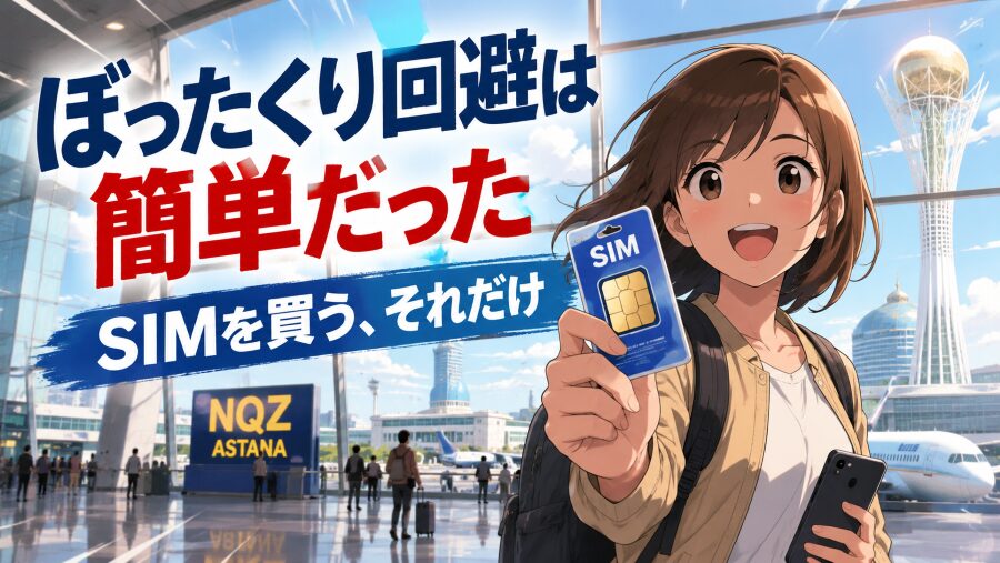ぼったくり回避は簡単だった　SIMを買う、それだけ