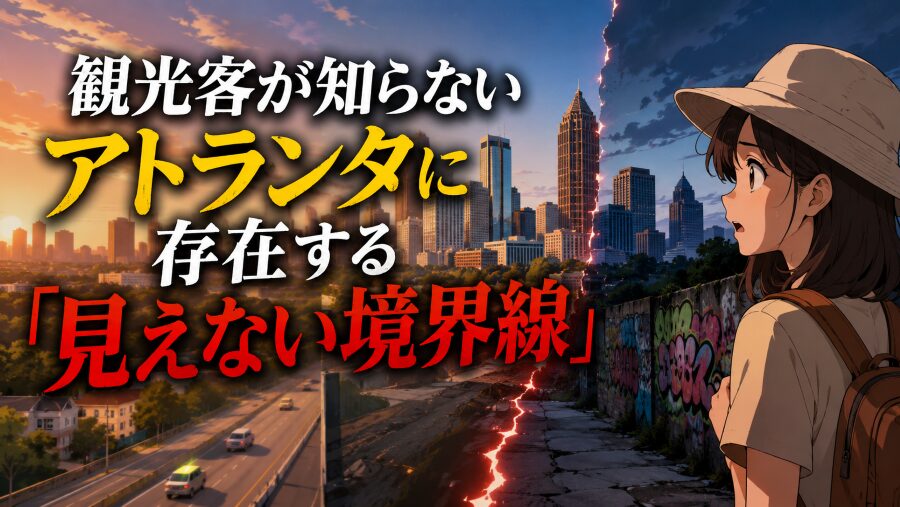観光客が知らない アトランタに存在する「見えない境界線」