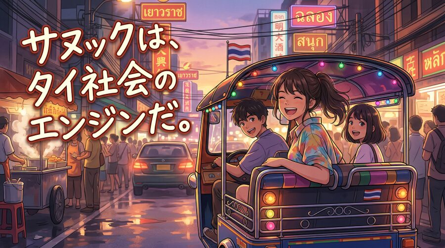 サヌックがあるから、バンコクは軽やかに動き続ける。