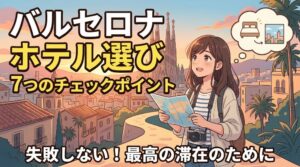 スペイン・バルセロナのホテルエリア比較｜スリと騒音を避ける選び方