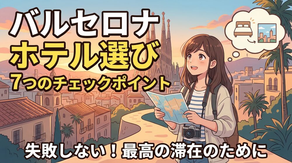 スペイン・バルセロナのホテルエリア比較｜スリと騒音を避ける選び方