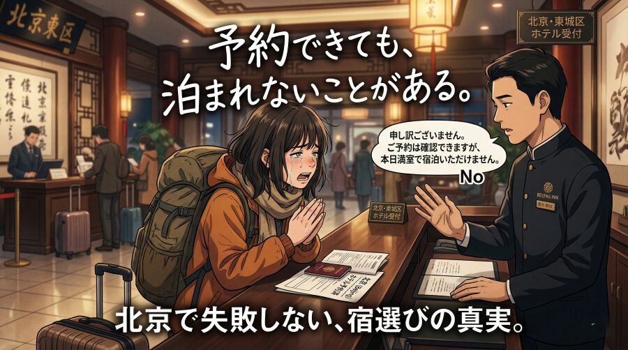 【危険】北京で外国人が泊まれないホテルがある?おすすめエリアと対策
