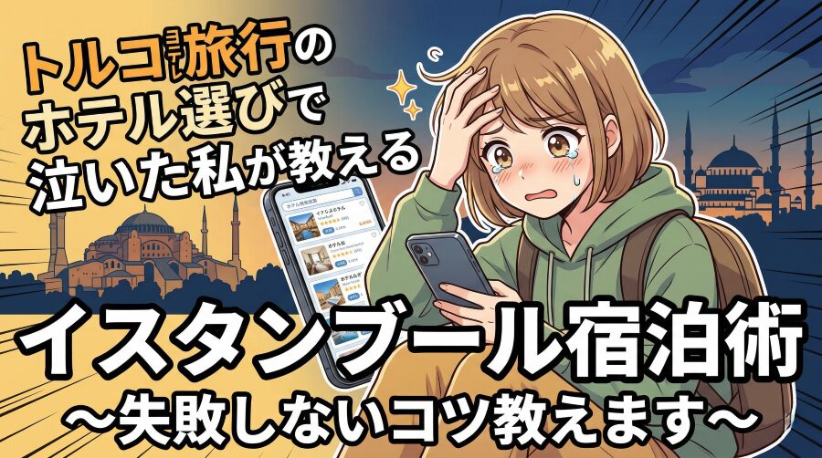 【徒歩3分が嘘】イスタンブールのホテル選びで失敗しない方法
