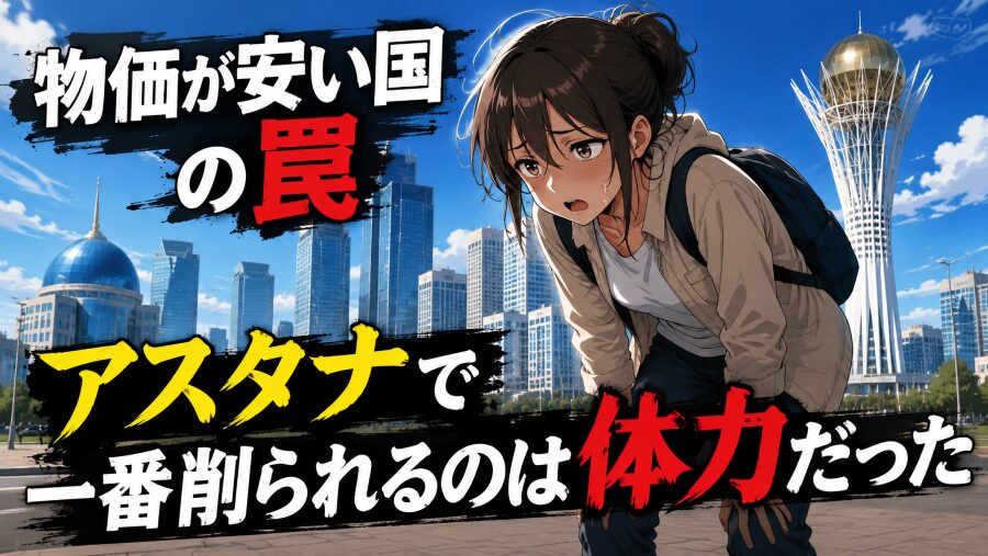 “物価が安い国”の罠　アスタナで一番削られるのは体力だった