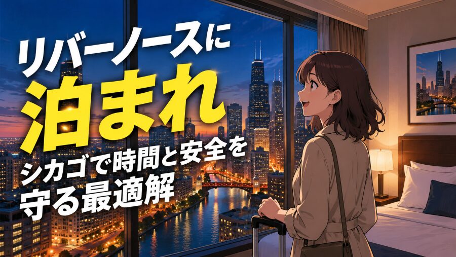 リバーノースに泊まれ シカゴで時間と安全を守る最適解