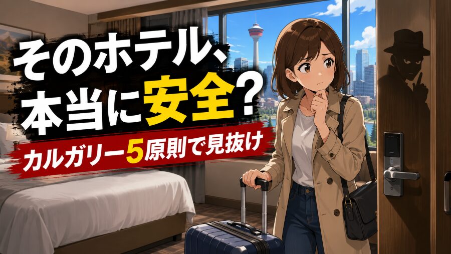 そのホテル、本当に安全？　カルガリー5原則で見抜け