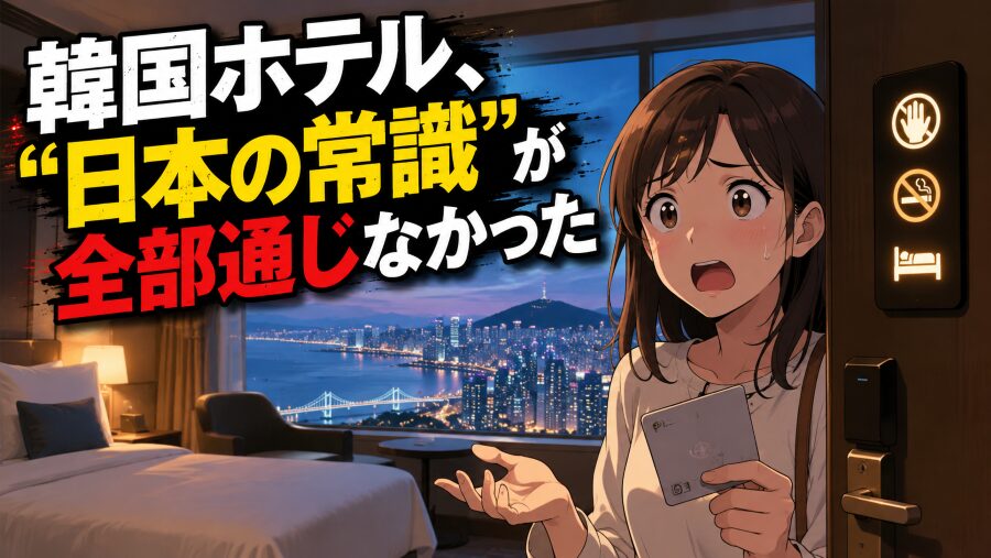歯ブラシがない。充電もできない。韓国ホテルの洗礼