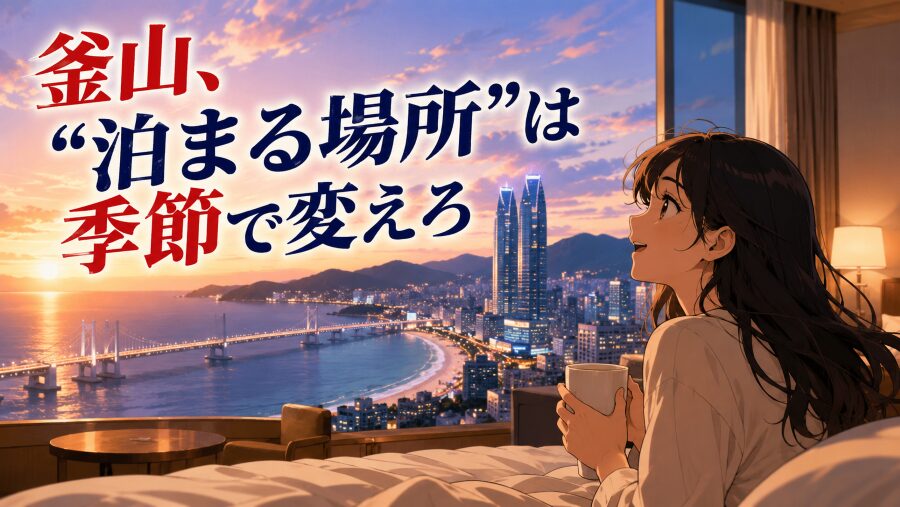 その釜山旅行、“季節”を間違えると地獄です