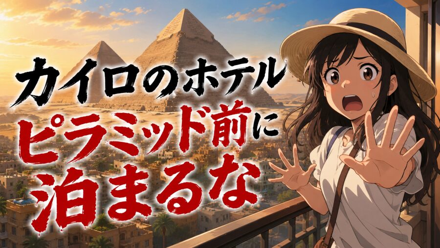 カイロのホテル・ピラミッド前に泊まるな