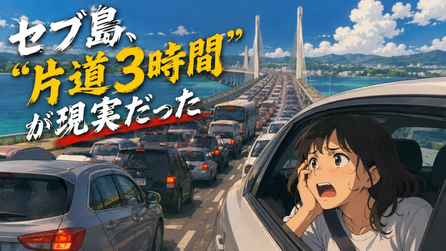 【危険】セブ島ホテル、橋渋滞を知らずに選ぶと旅が崩壊する