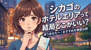 まだ値段だけでシカゴのホテルを選んでるの？エリア別の正解を解説