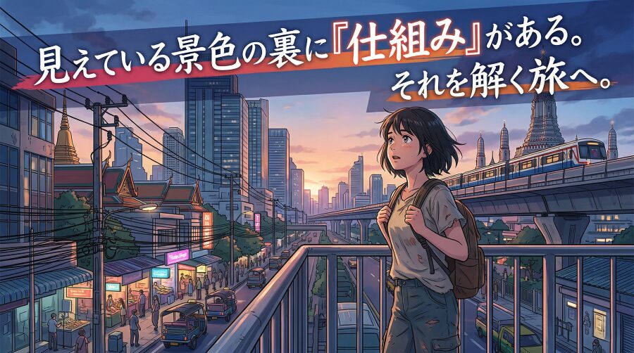 旅の目的地から、都市研究のフィールドへ。バンコクの深層へ潜る。