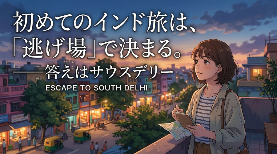 【初インド】デリーのホテルは駅チカより「エリアの格」で選べ