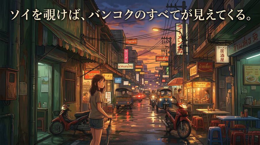 バンコクの“本当の地図”は、Googleには載っていない。