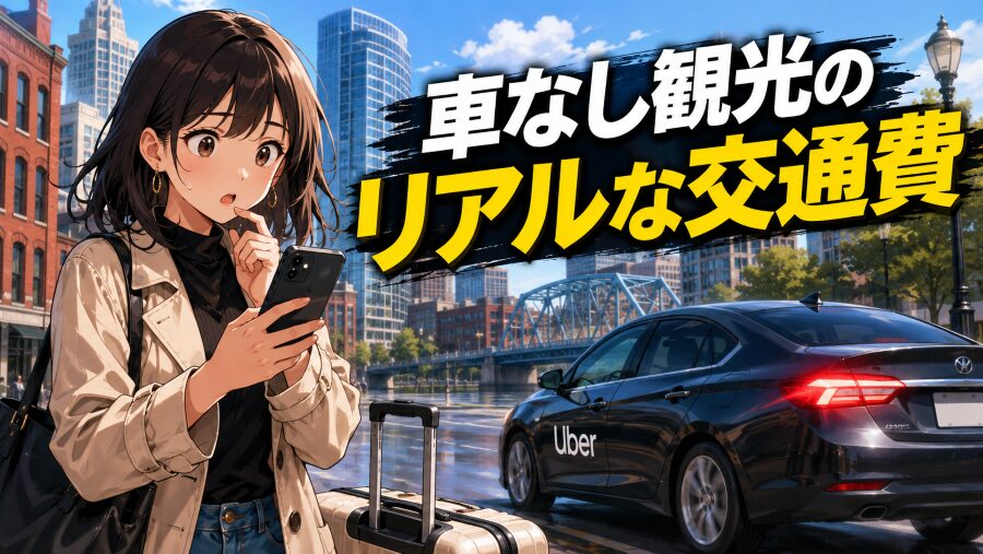 レンタカーは不要？ウーバーとチップで消耗しないための滞在術