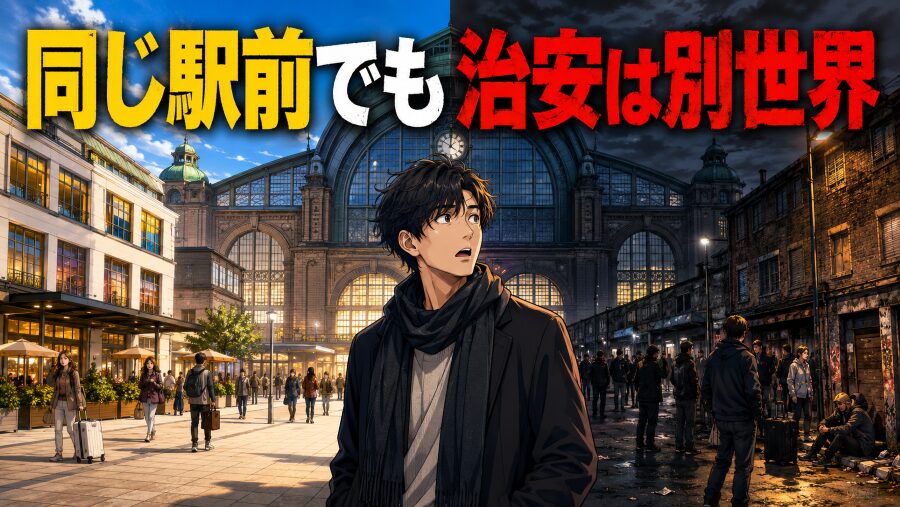 日本の常識が崩壊するハンブルク中央駅。東口と西口で明暗が分かれる宿泊エリアの真実