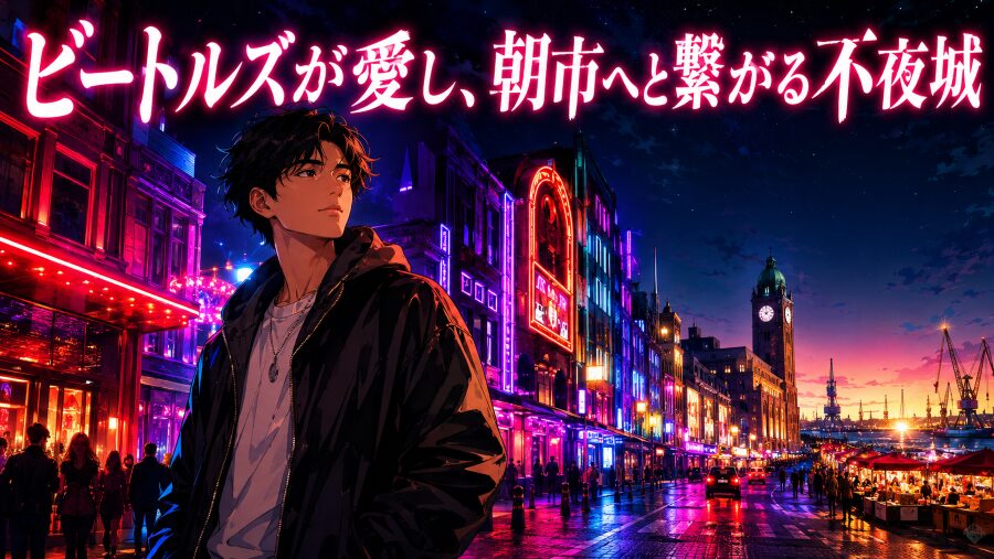 ビートルズが愛し、朝市へと繋がる不夜城