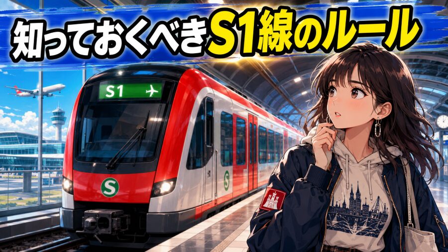 ハンブルク空港行きS1線の「車両切り離しトラップ」を回避せよ