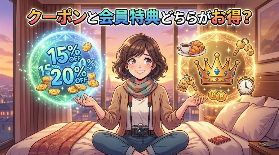 ホテル予約はクーポンがお得？