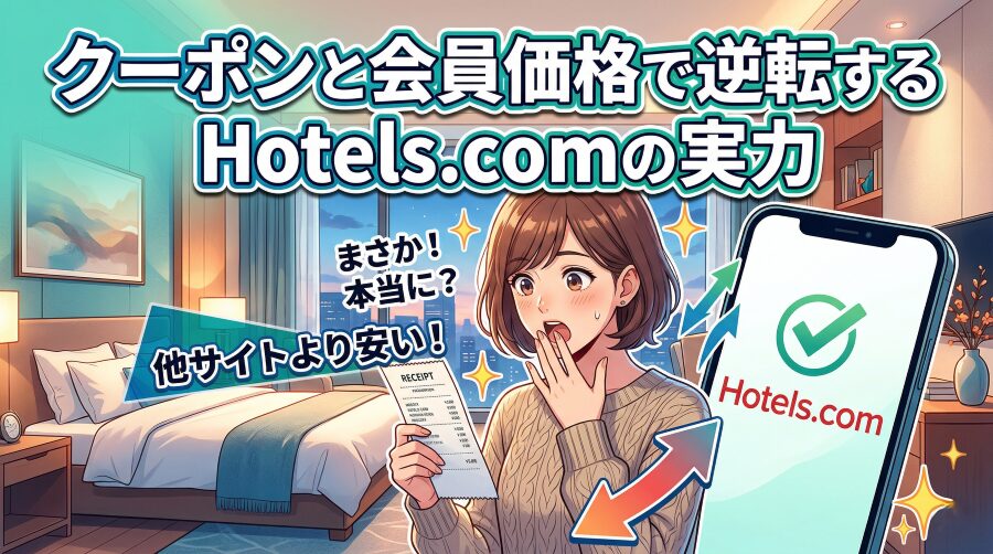 hotels.comは本当に安いのか。