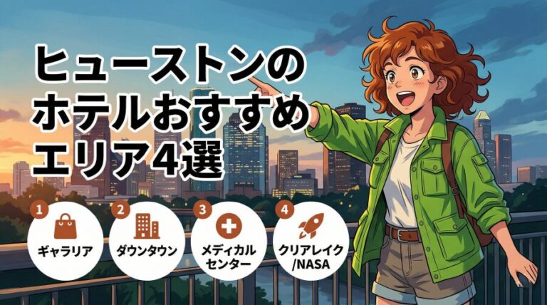 【治安で選ぶ】ヒューストンのホテルおすすめエリア5選と避けるべき地区
