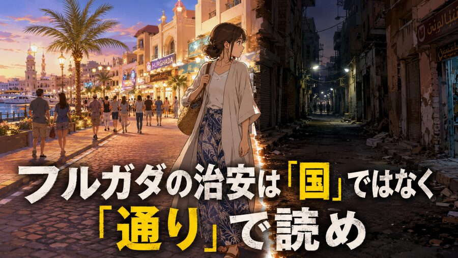 フルガダの治安は「国」ではなく「通り」で読め