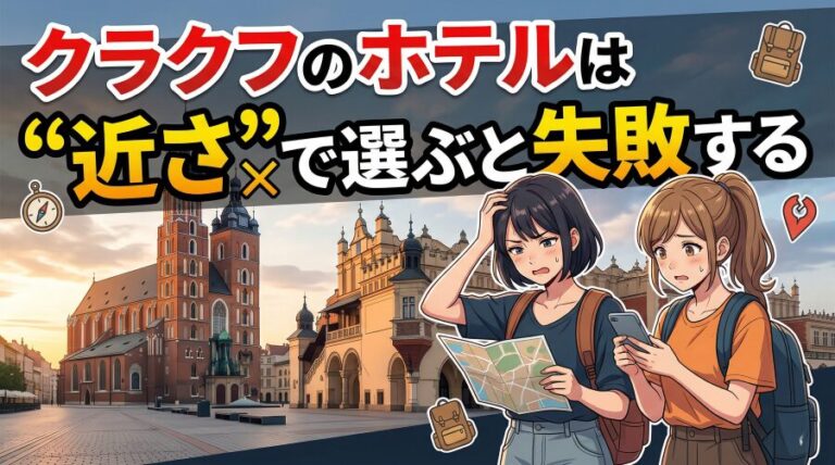 ポーランド・クラクフの治安とホテル選び｜旧市街の裏側を暴露