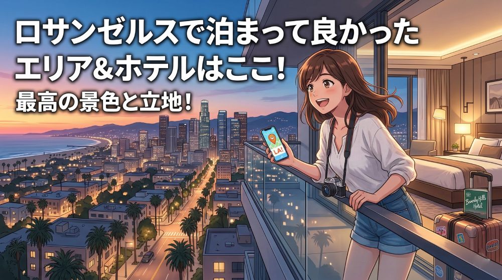 【誰も教えない】ロサンゼルスのホテル選び｜エリア比較と泊まるべき場所