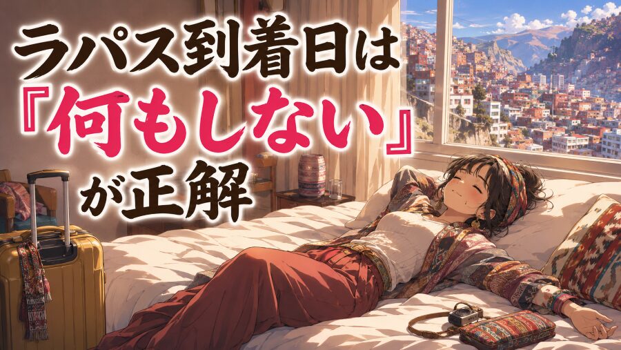ウユニを頭痛で潰さないために。ラパス到着日は「何もしない」が正解