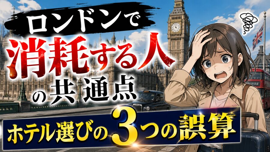 安い・中心・伝統的　全部裏目に出るロンドンホテルの真実