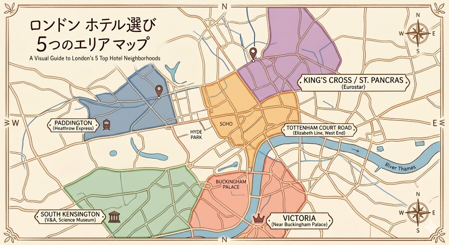 ロンドンのおすすめホテルエリア